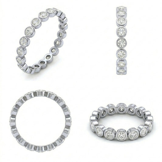 14K White Gold