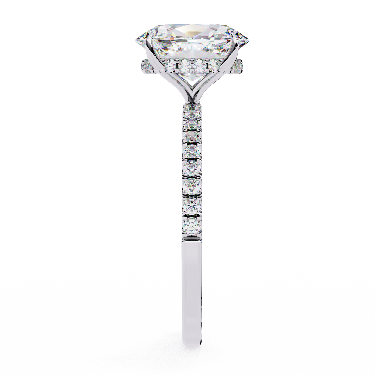 14K White Gold