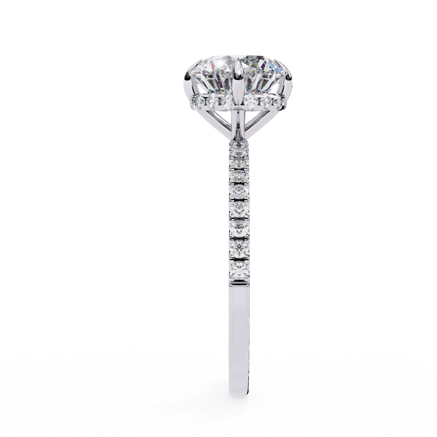 14K White Gold