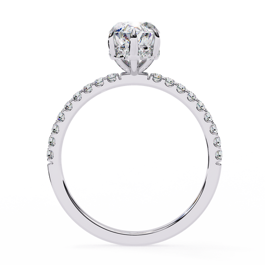 14K White Gold
