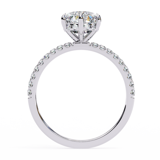 14K White Gold