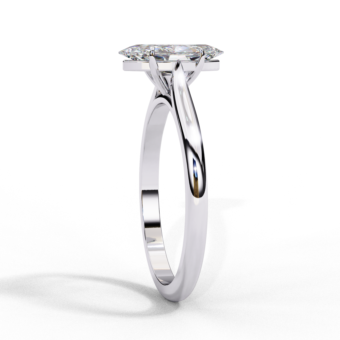 14K White Gold