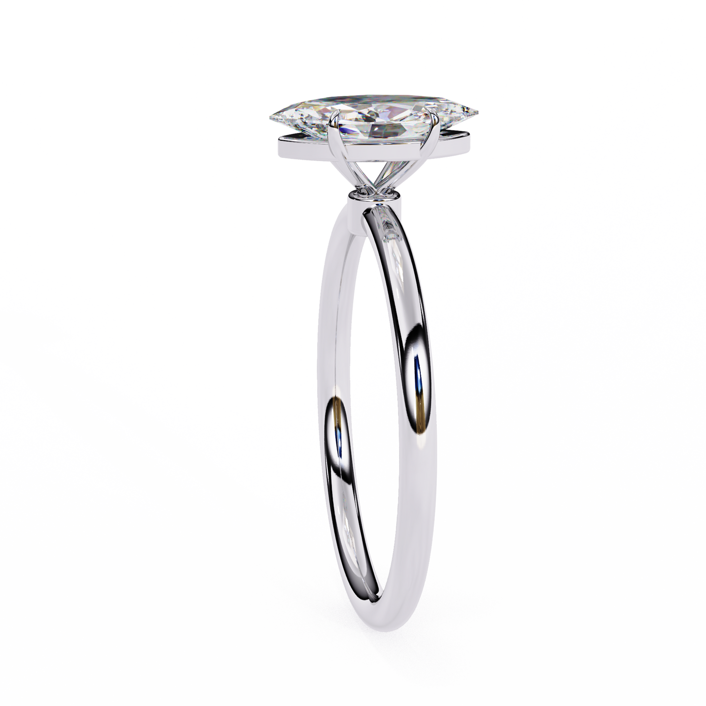 14K White Gold