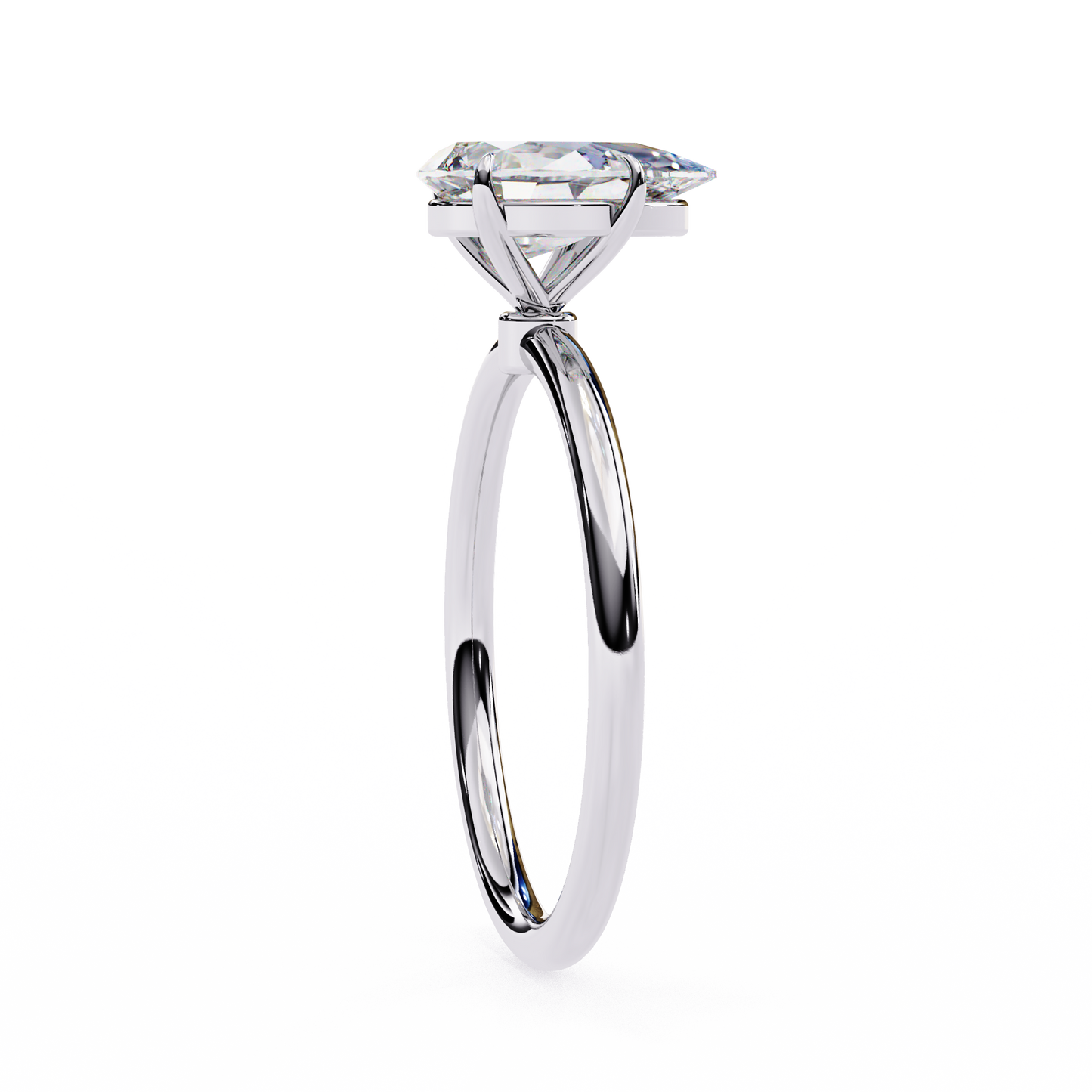 14K White Gold