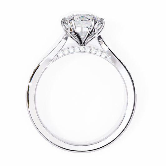14K White Gold