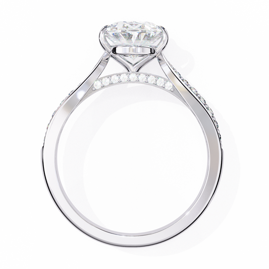 14K White Gold