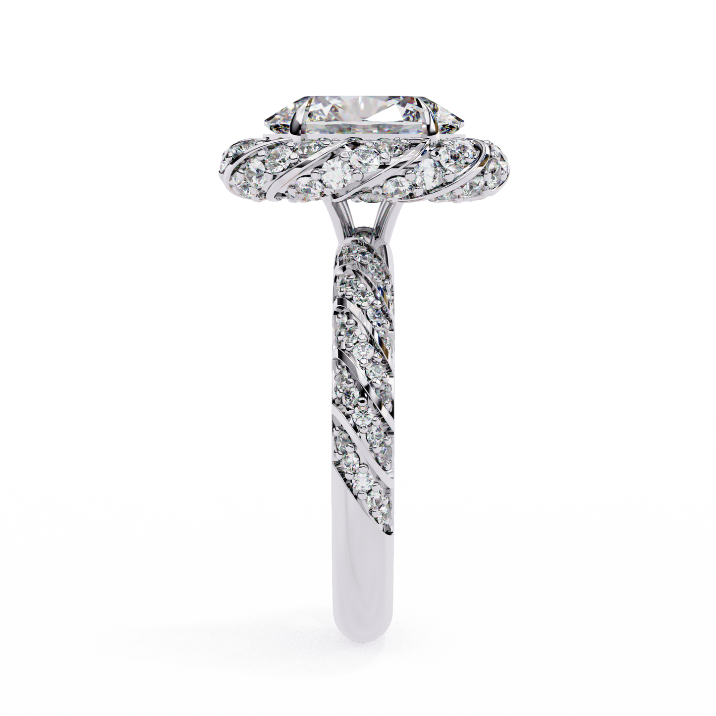 14K White Gold