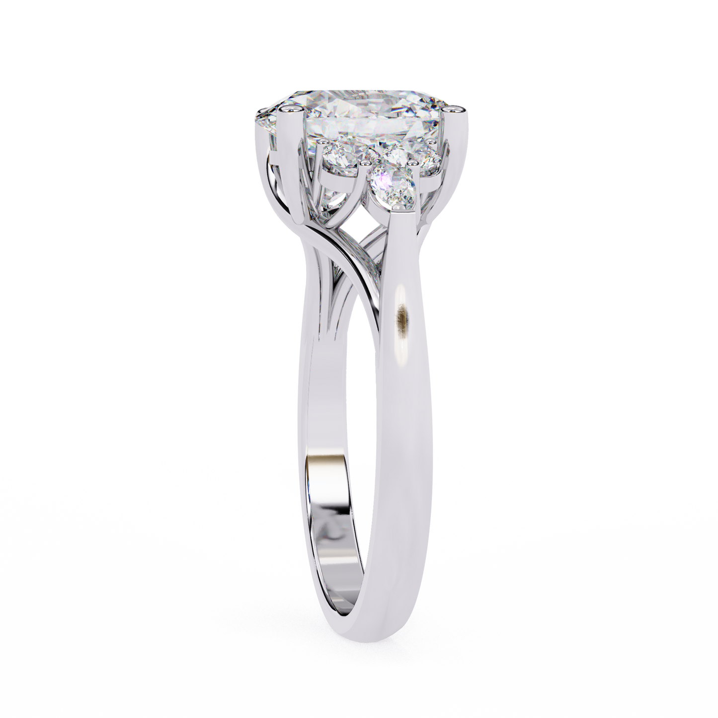 14K White Gold