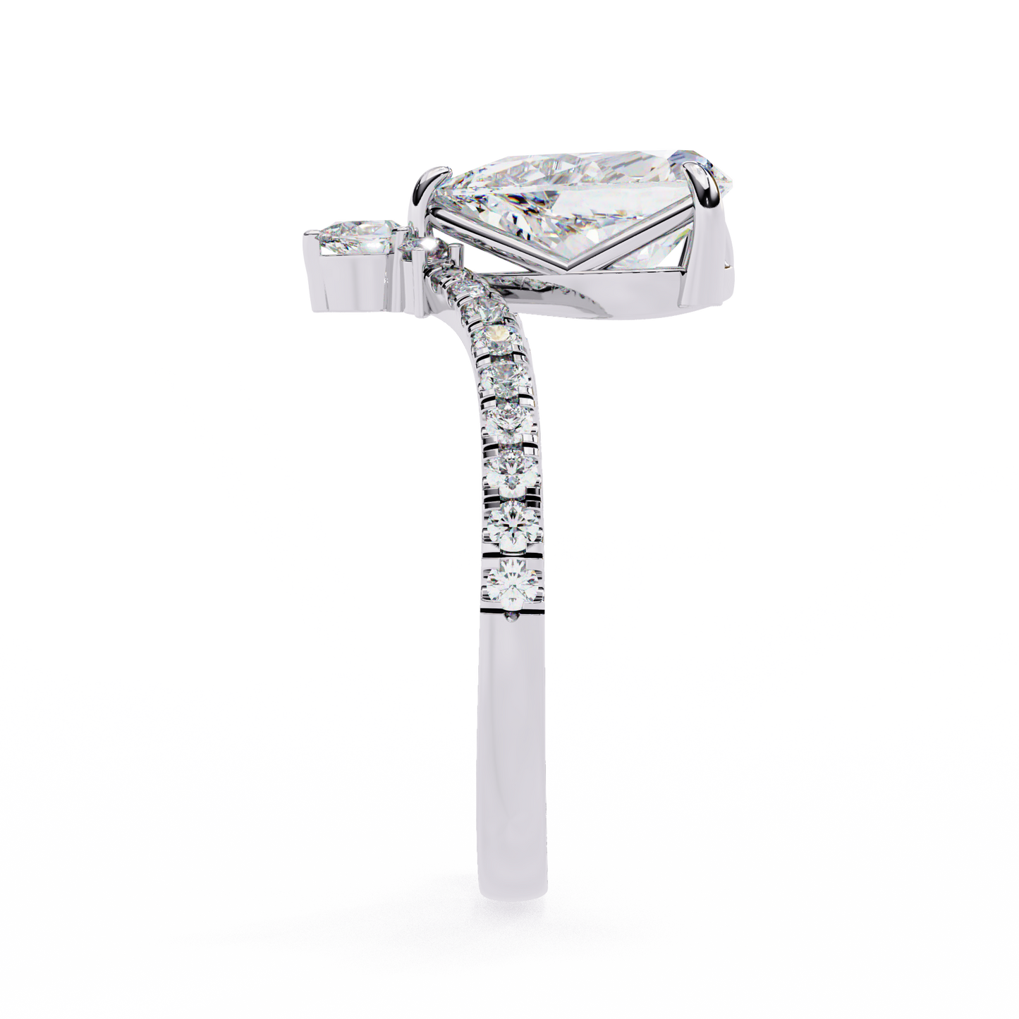 14K White Gold
