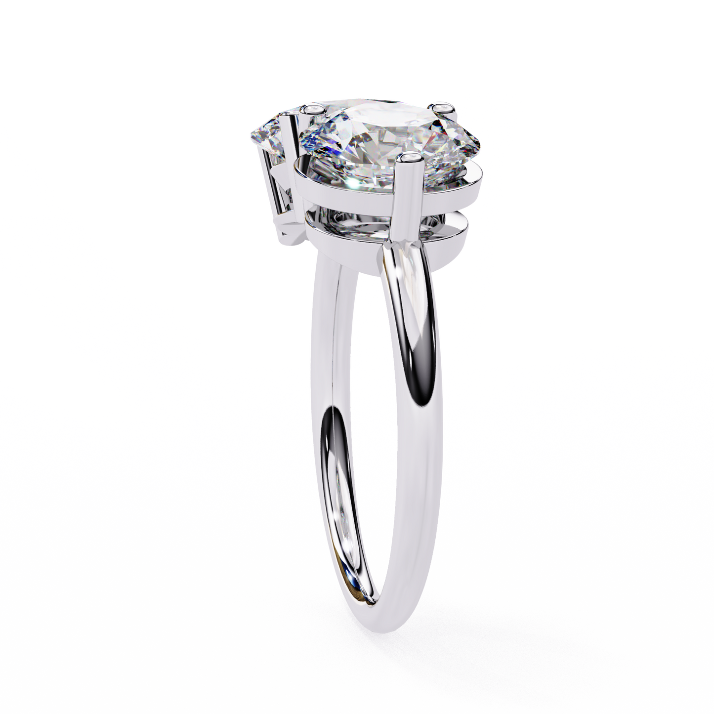14K White Gold