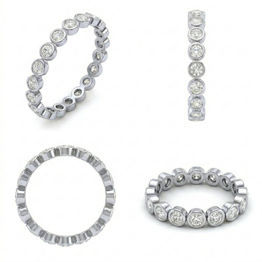 14K White Gold
