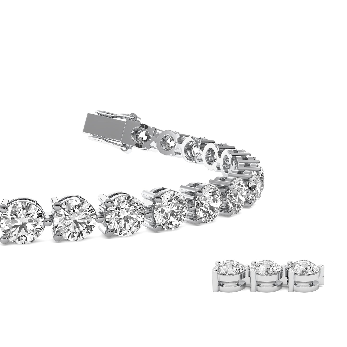 14K White Gold