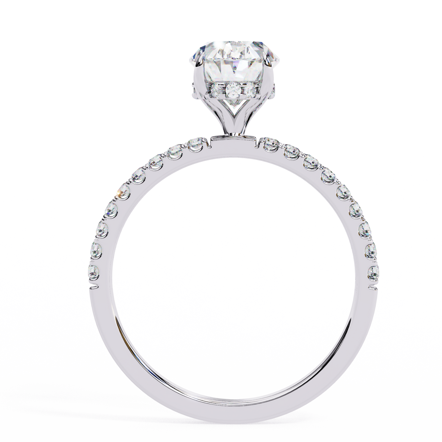 14K White Gold