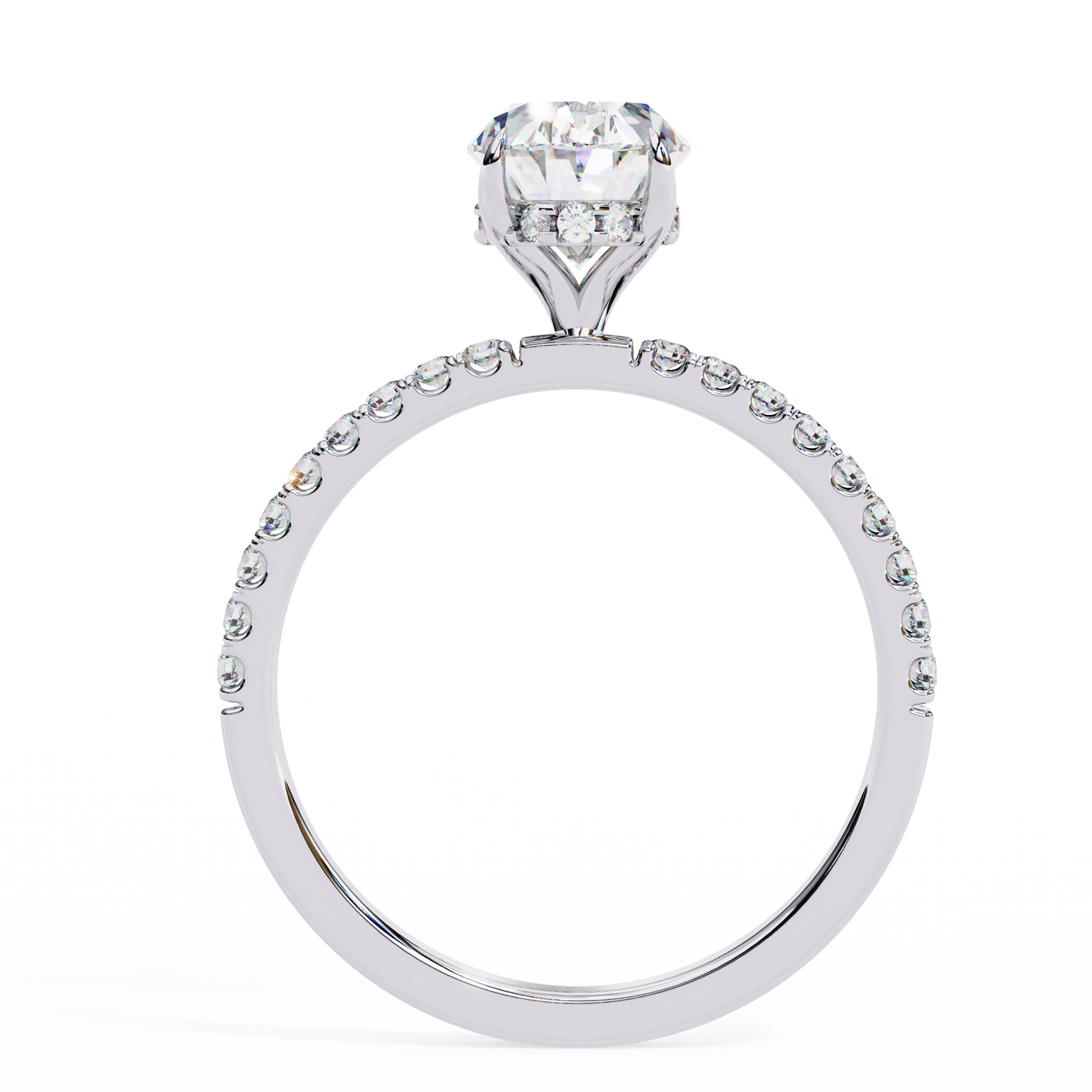 14K White Gold