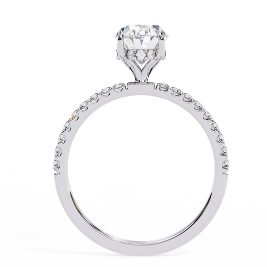 14K White Gold