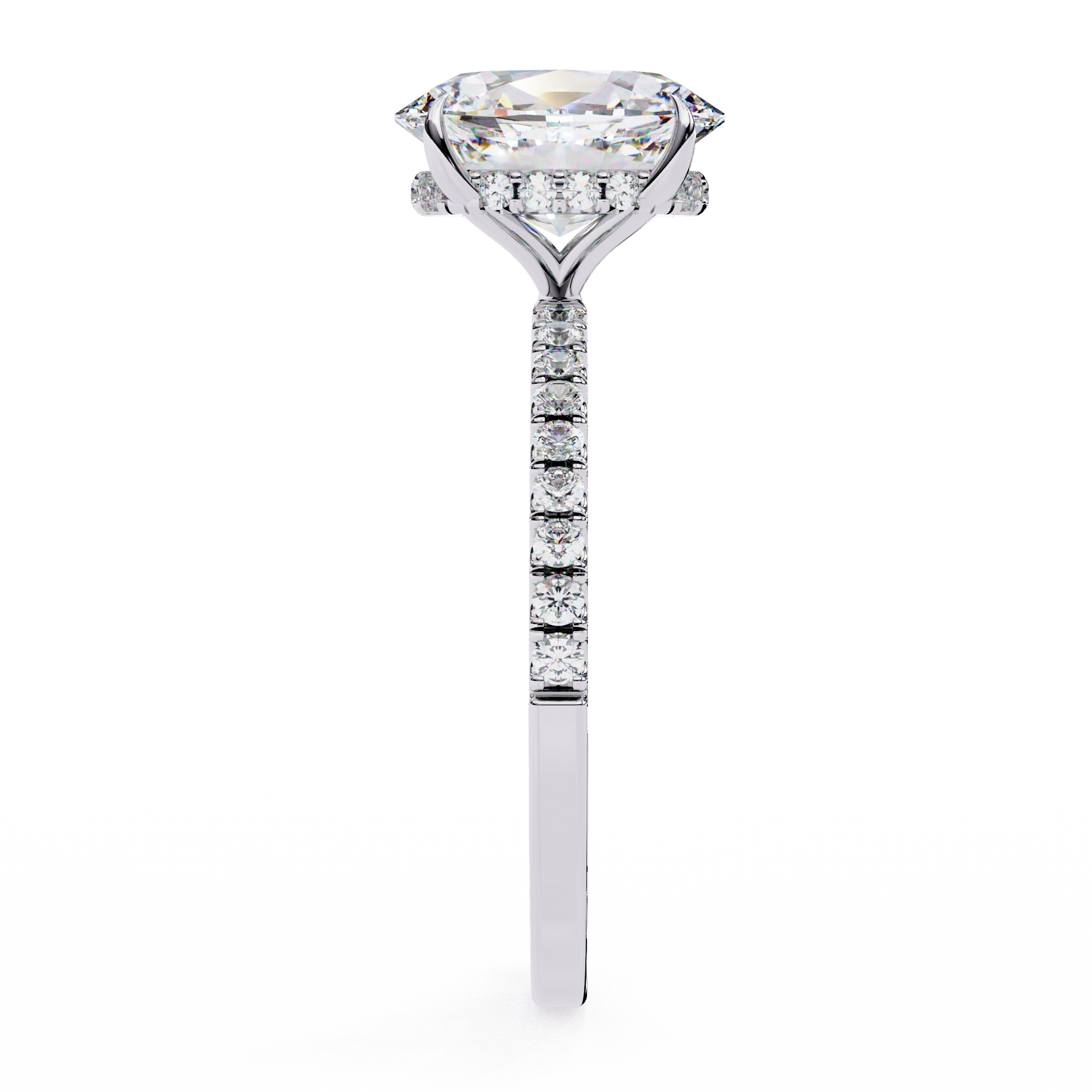 14K White Gold