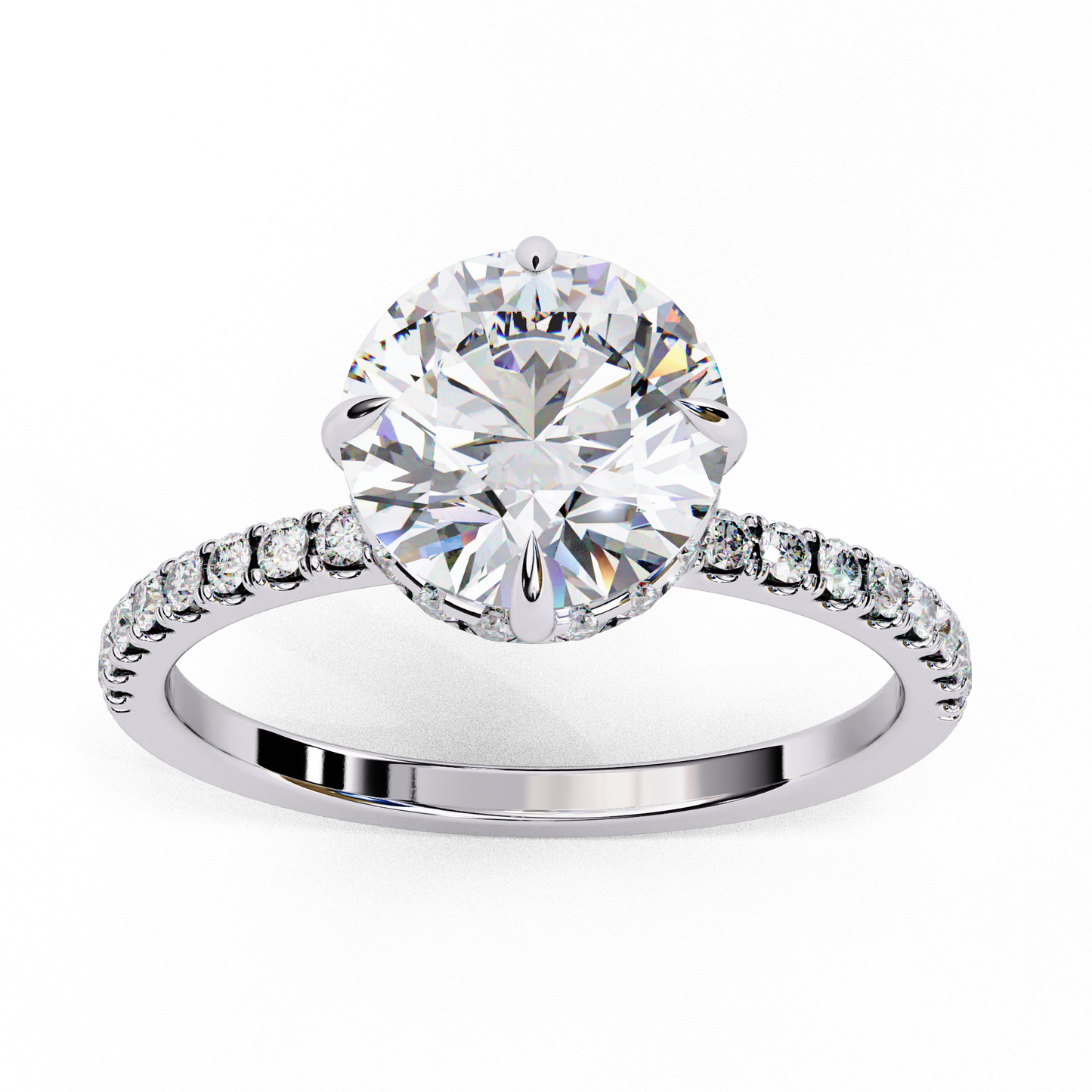 14K White Gold