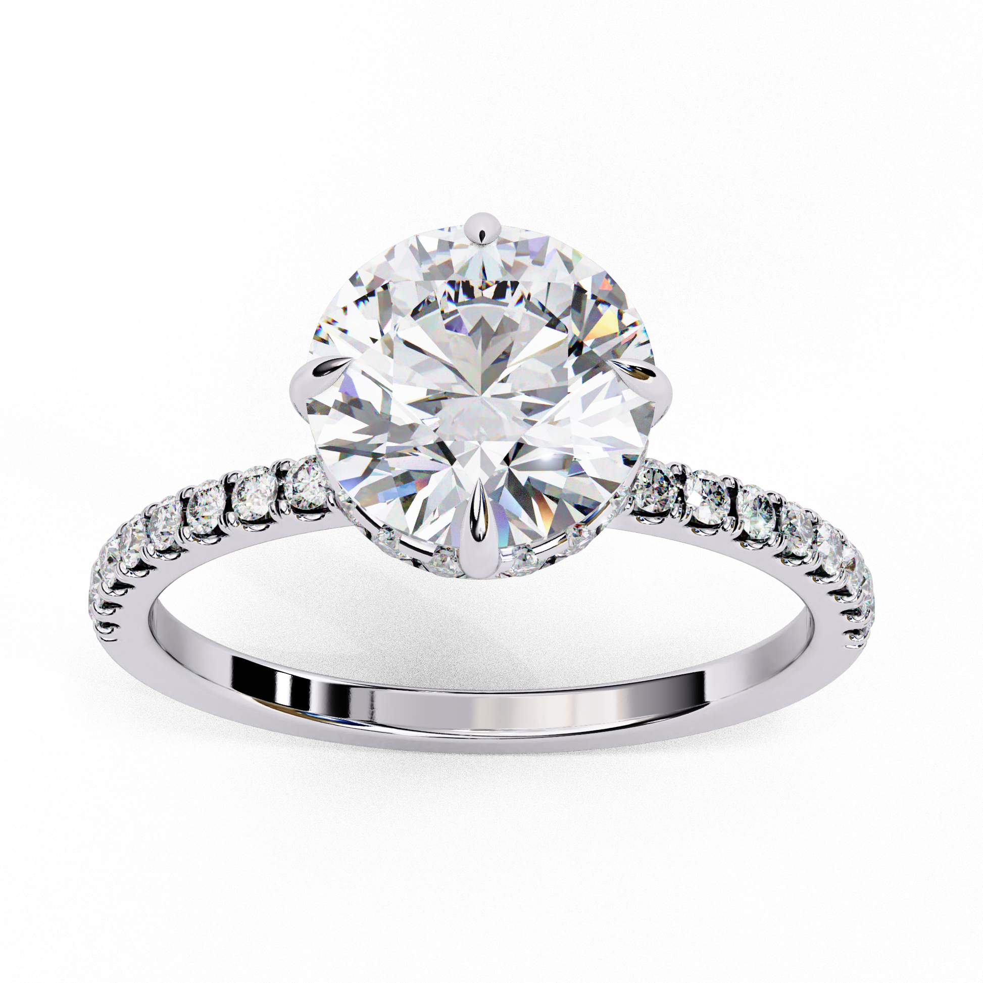 14K White Gold