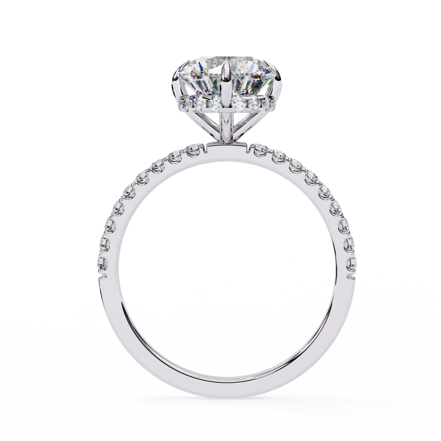 14K White Gold