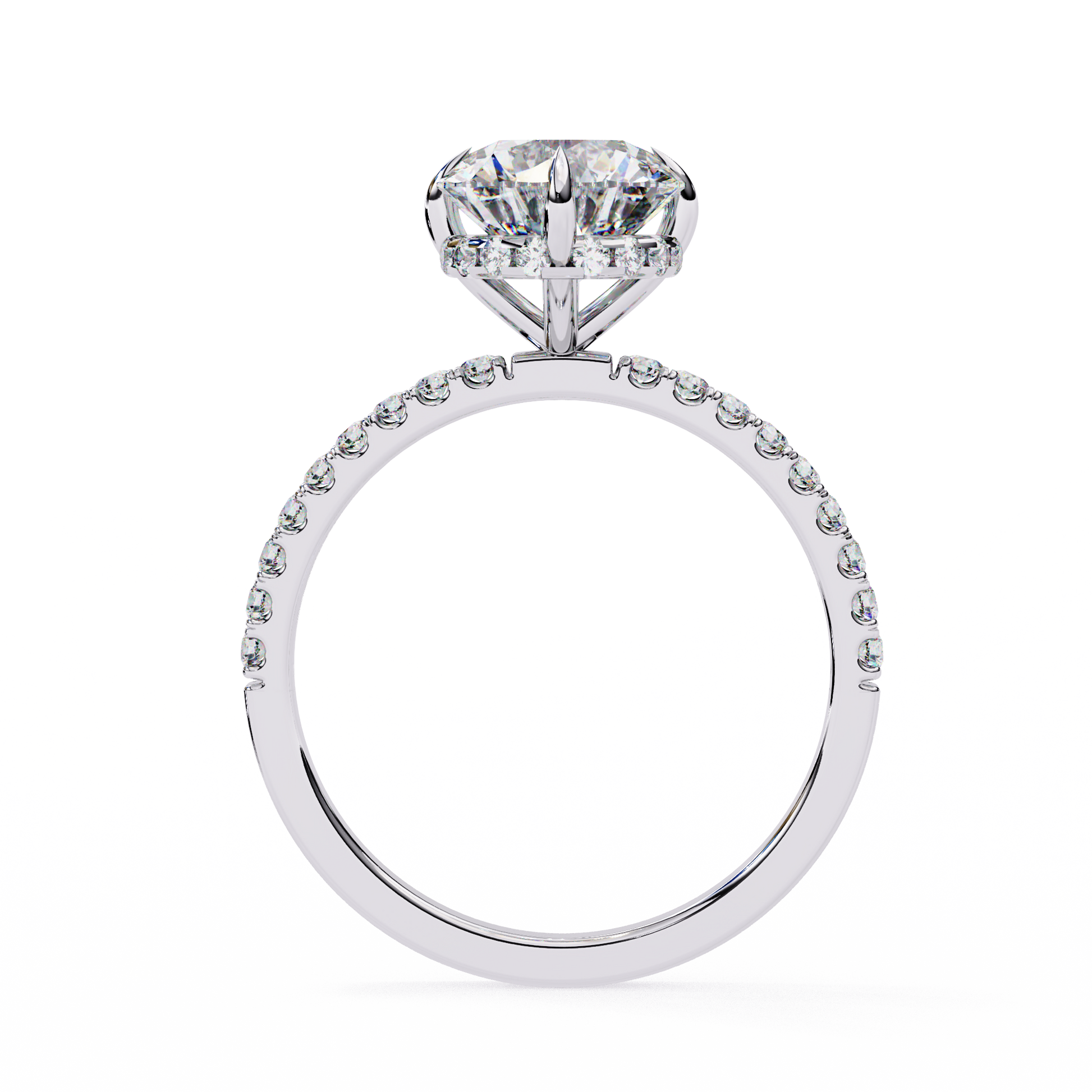 14K White Gold