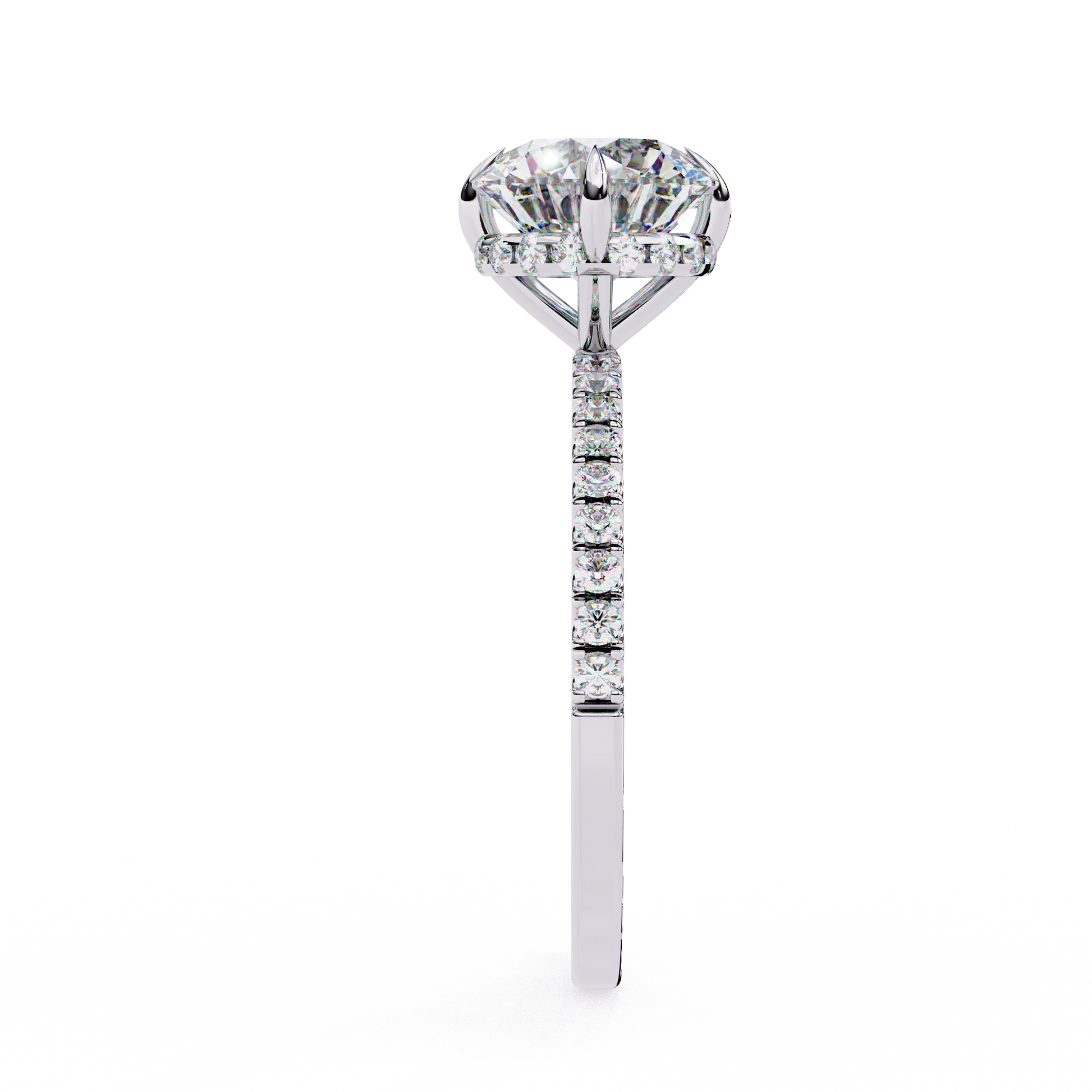 14K White Gold