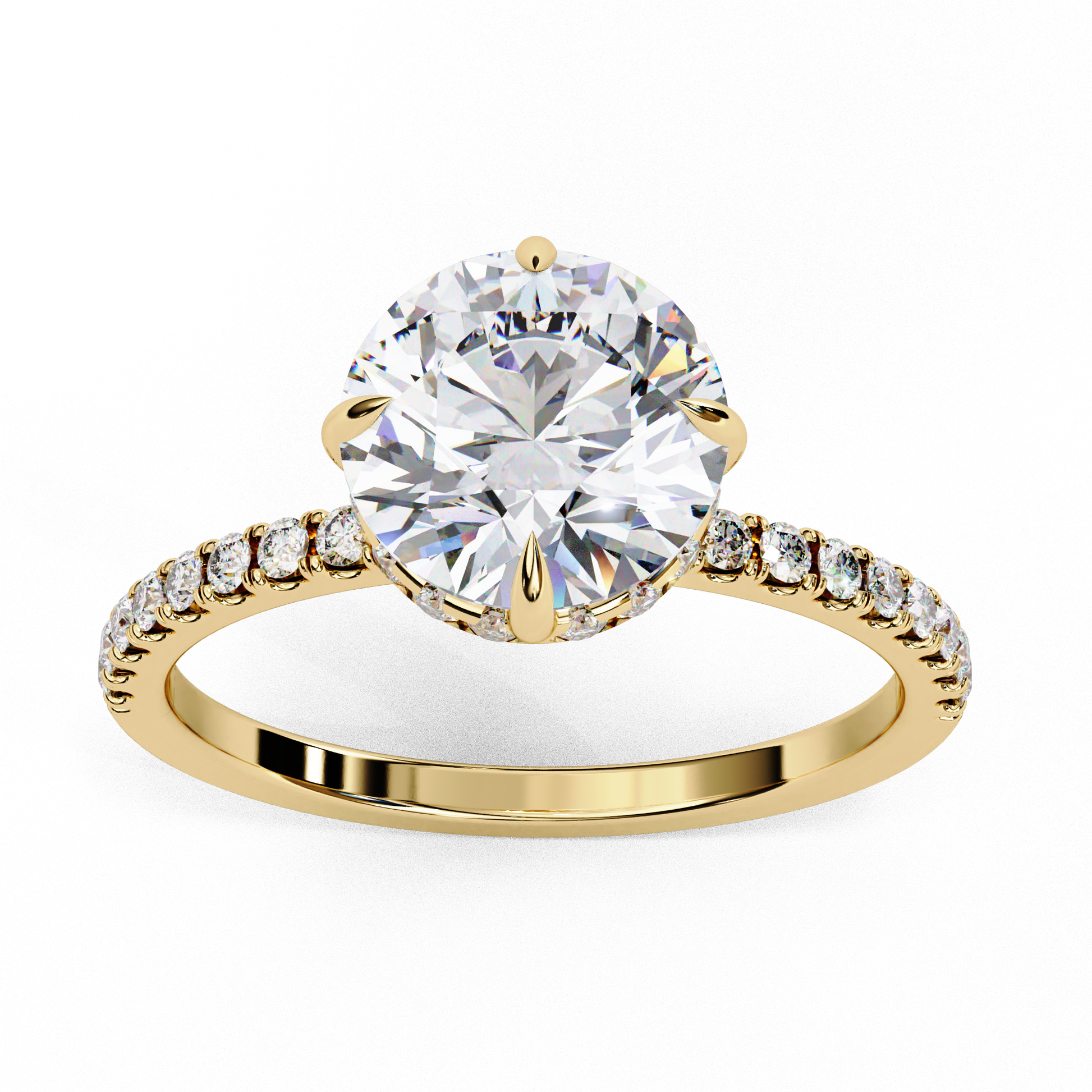14K Yellow Gold