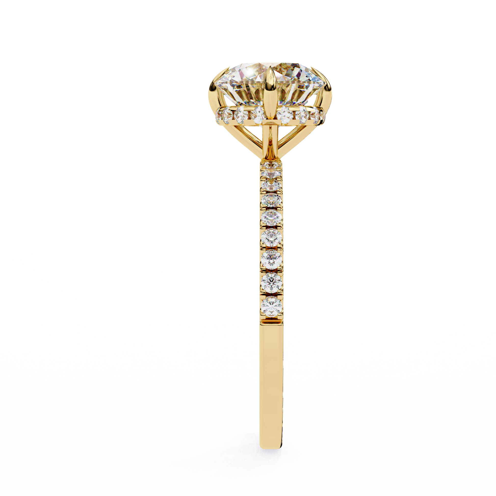 14K Yellow Gold