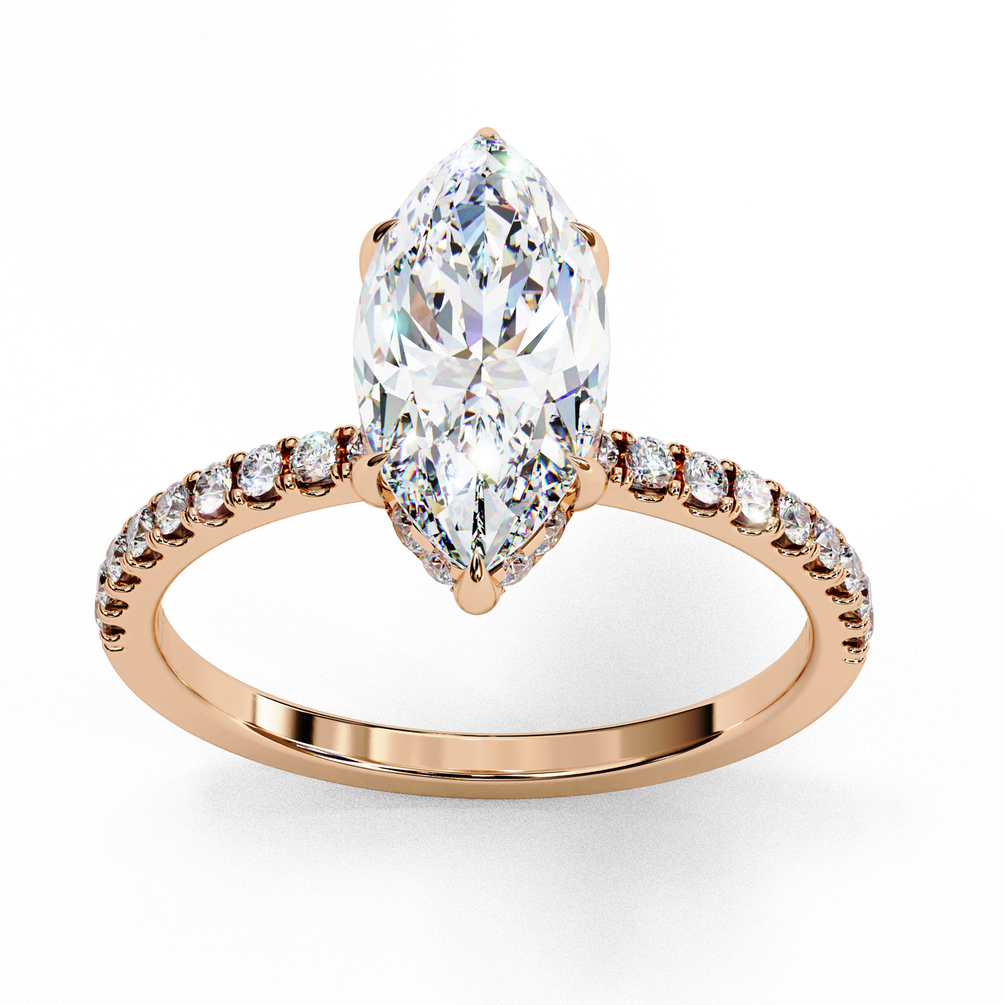 14K Rose Gold