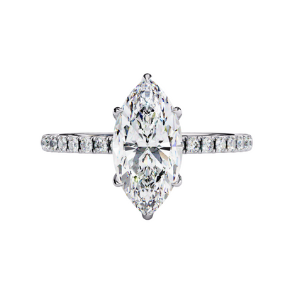 14K White Gold