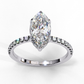 14K White Gold