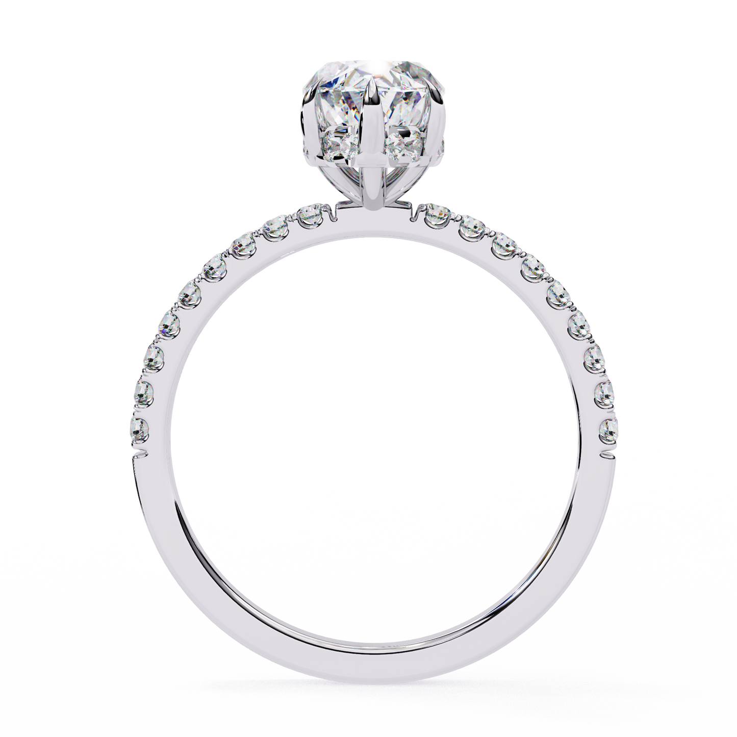 14K White Gold