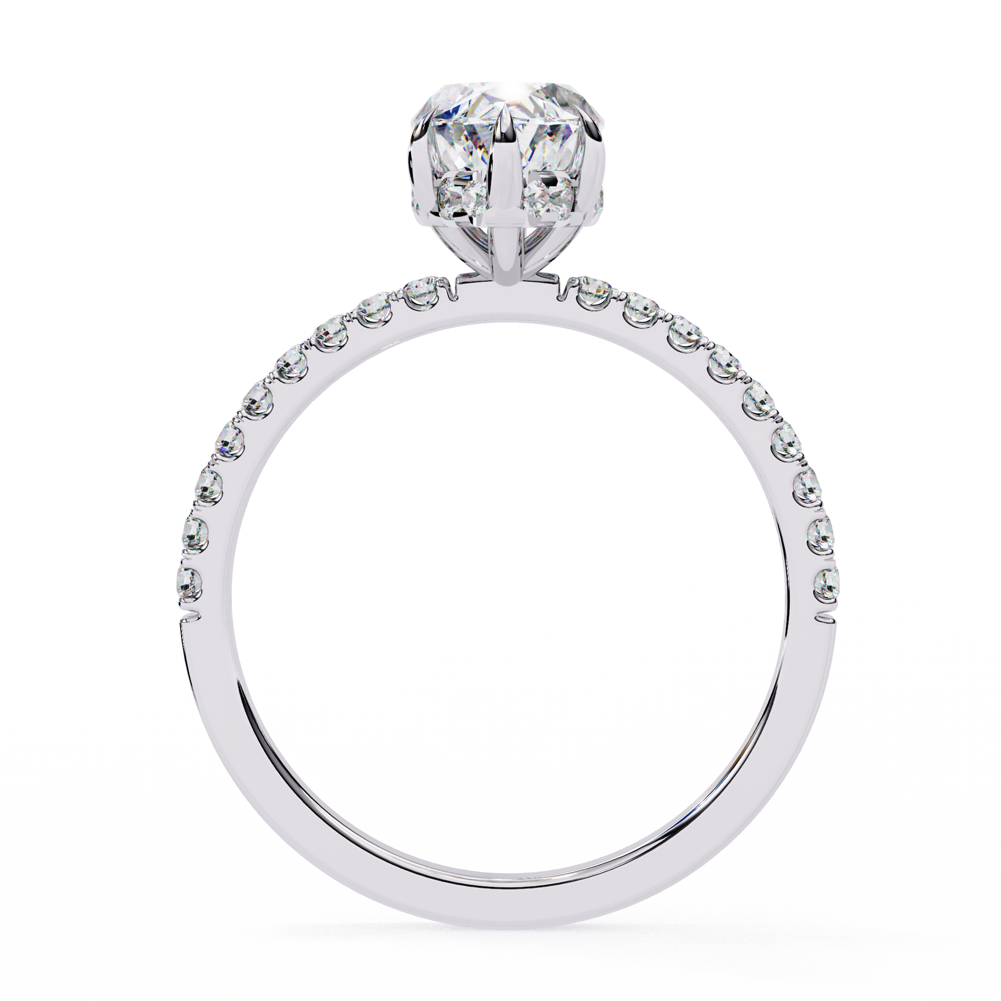 14K White Gold