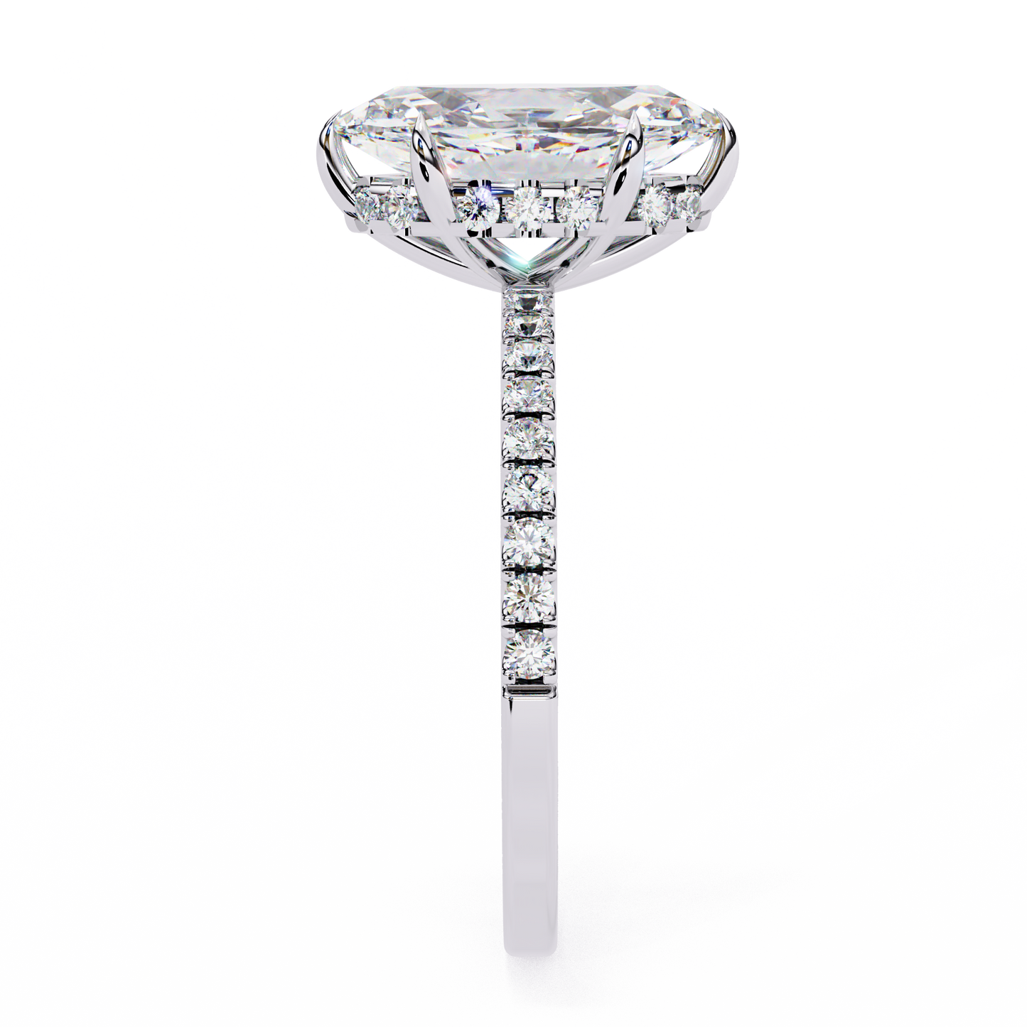 14K White Gold