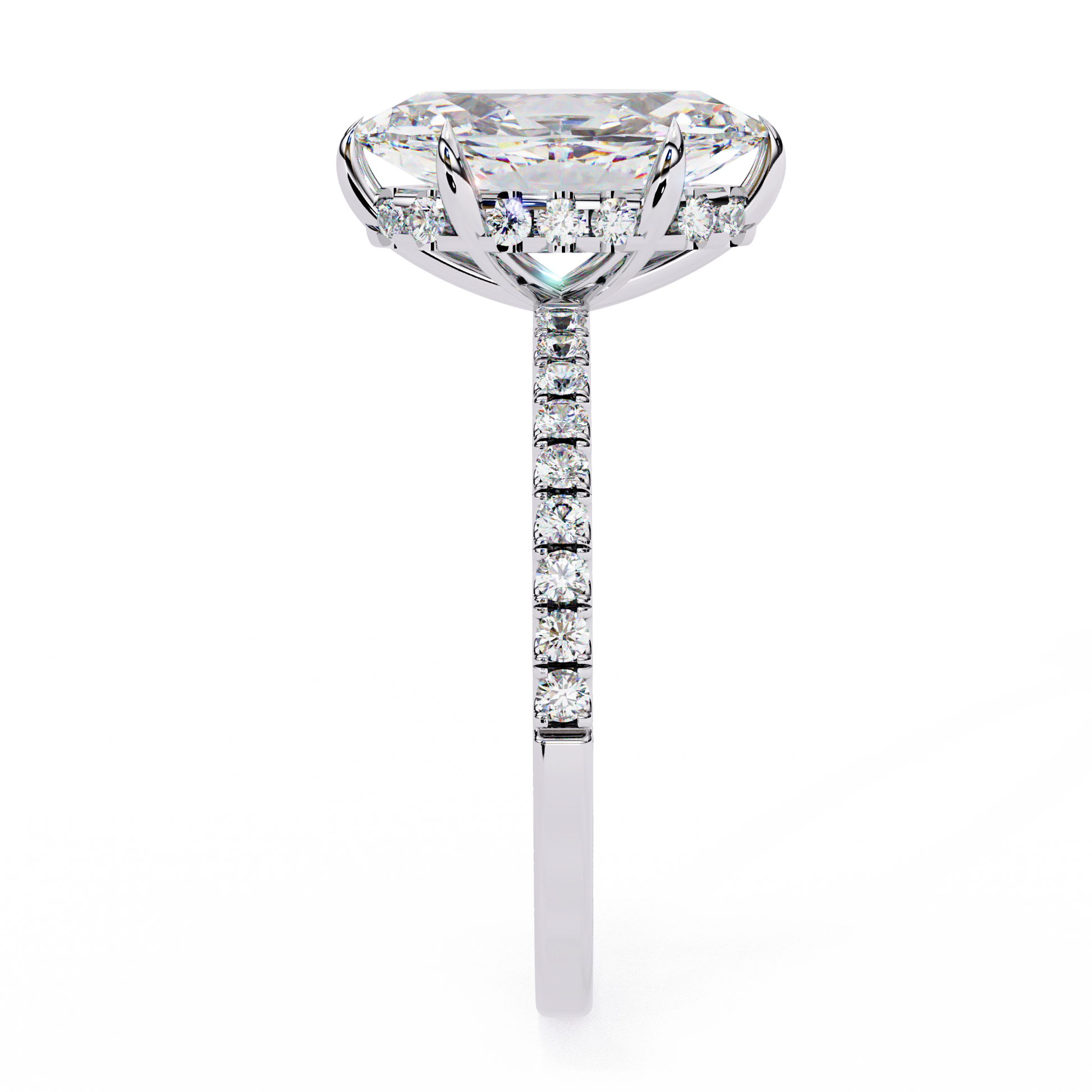 14K White Gold