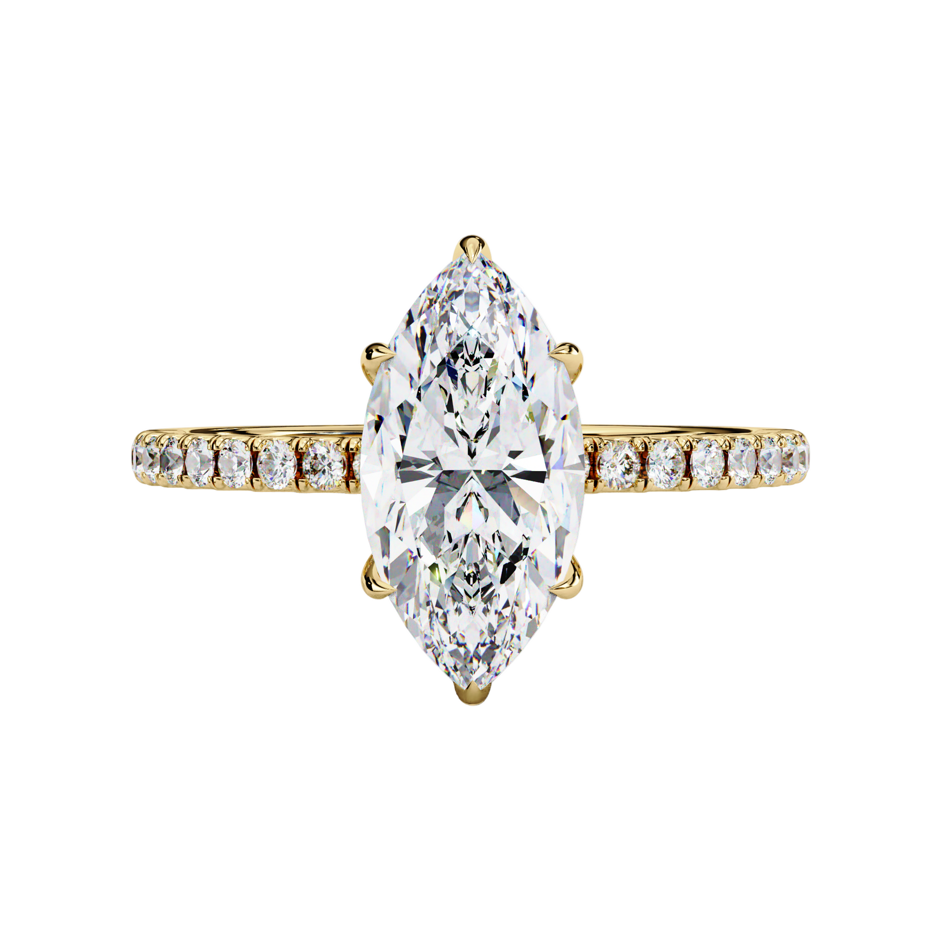 14K Yellow Gold