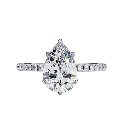 14K White Gold