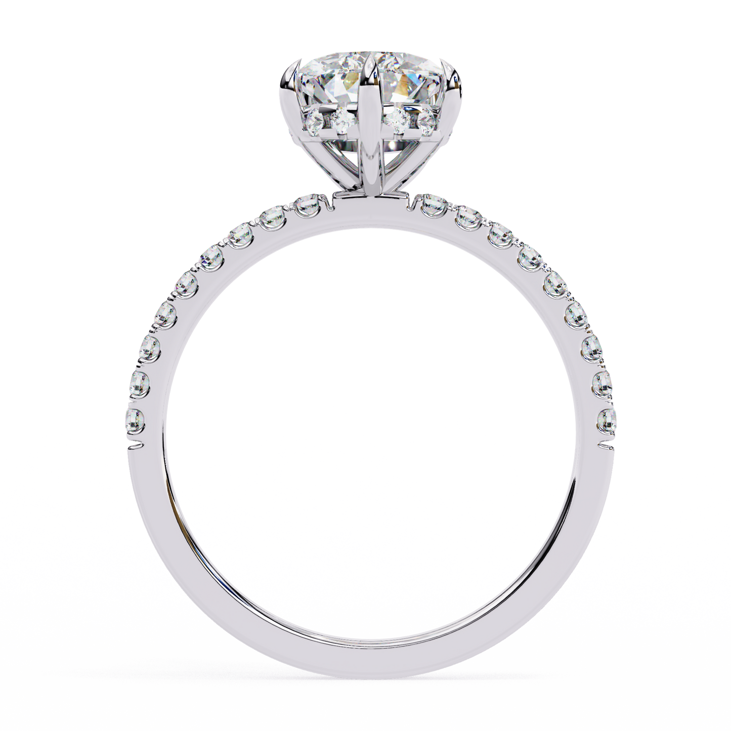 14K White Gold