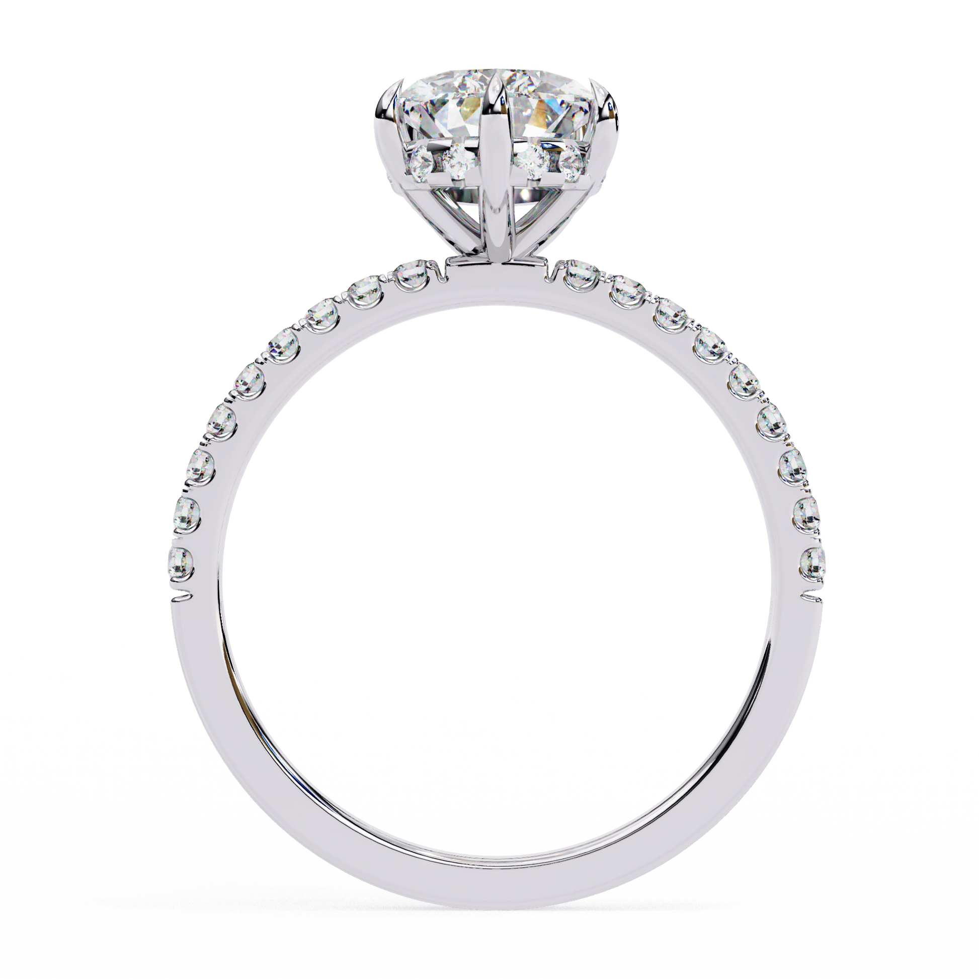 14K White Gold