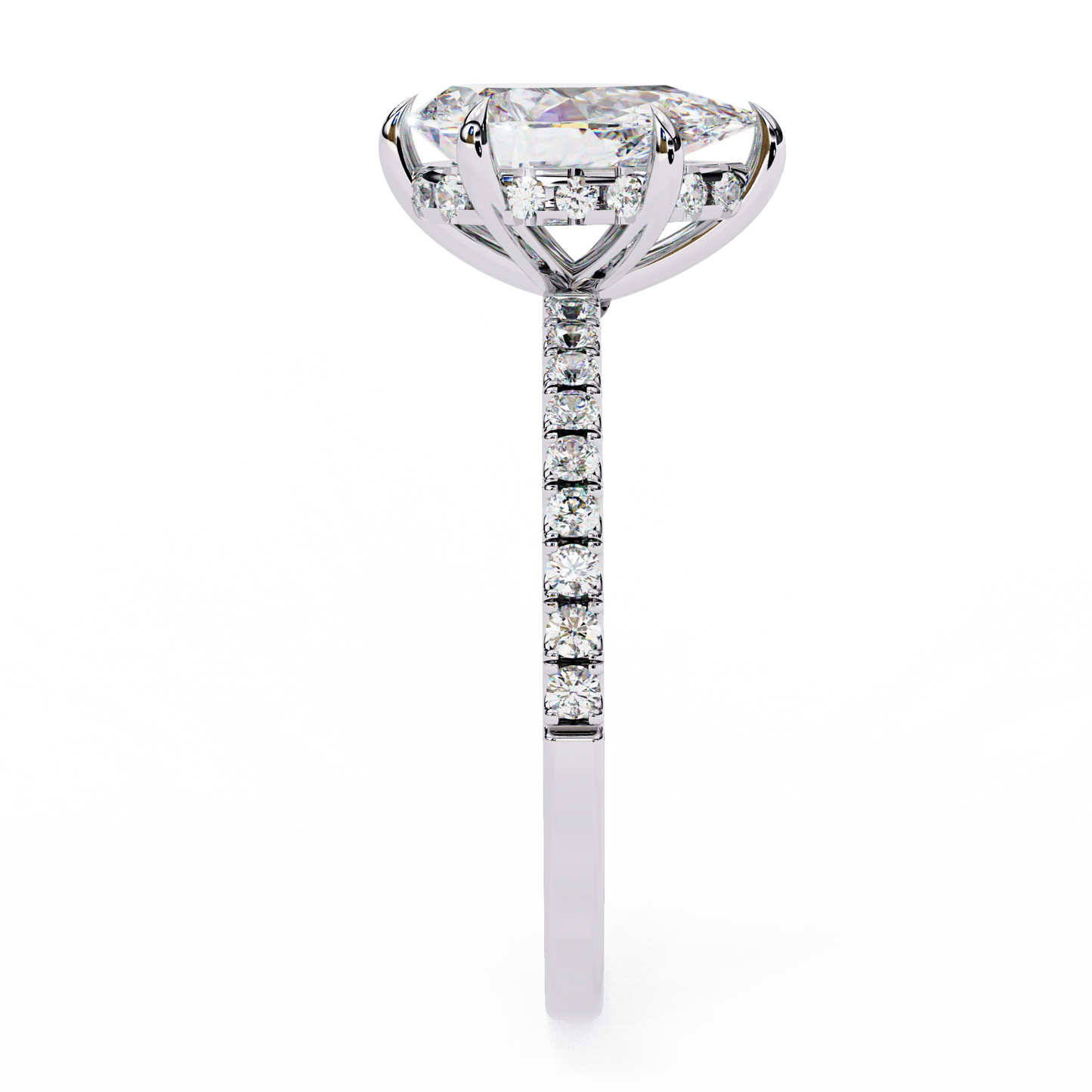 14K White Gold