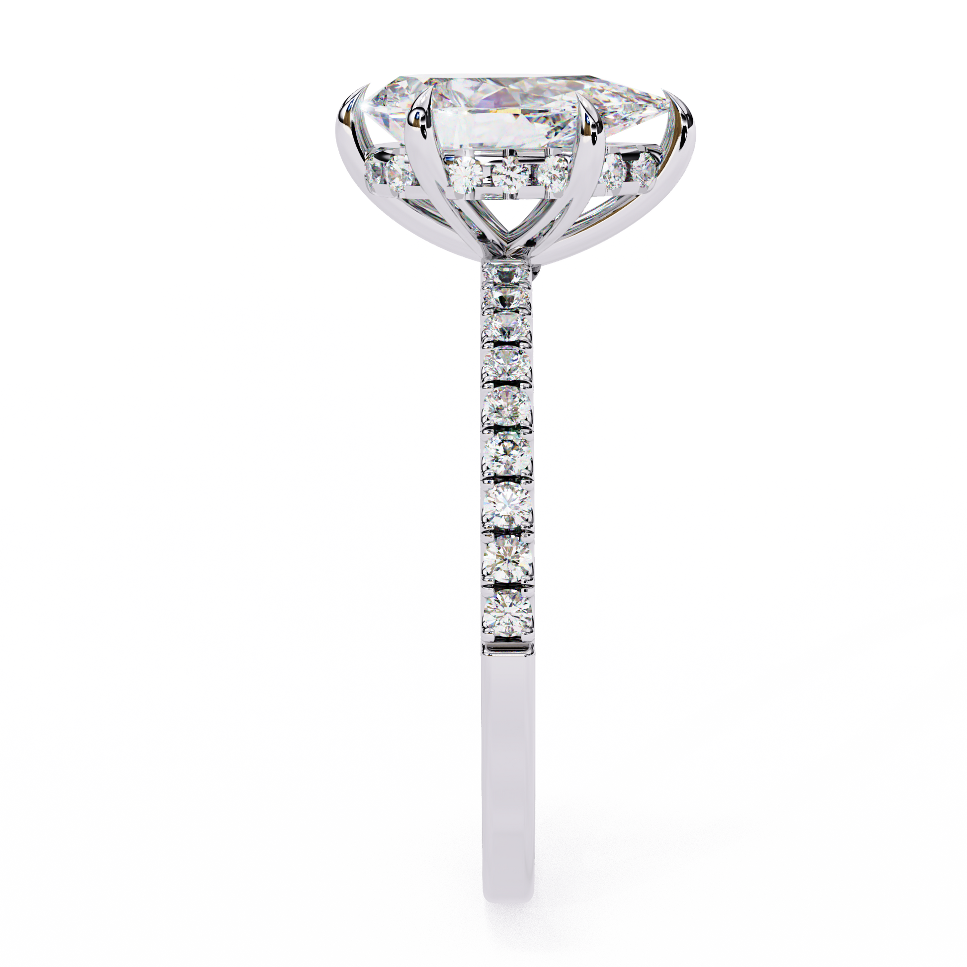 14K White Gold