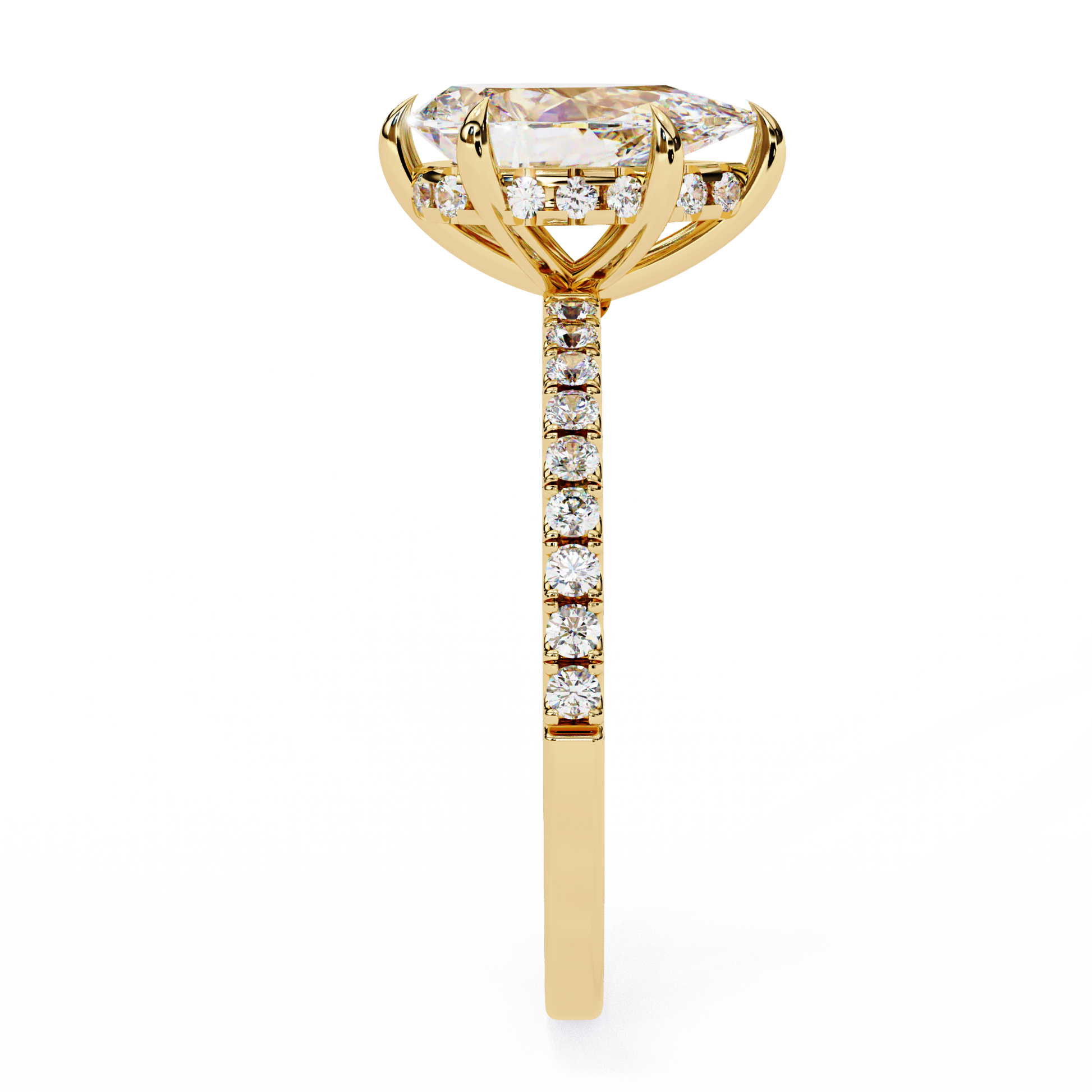 14K Yellow Gold