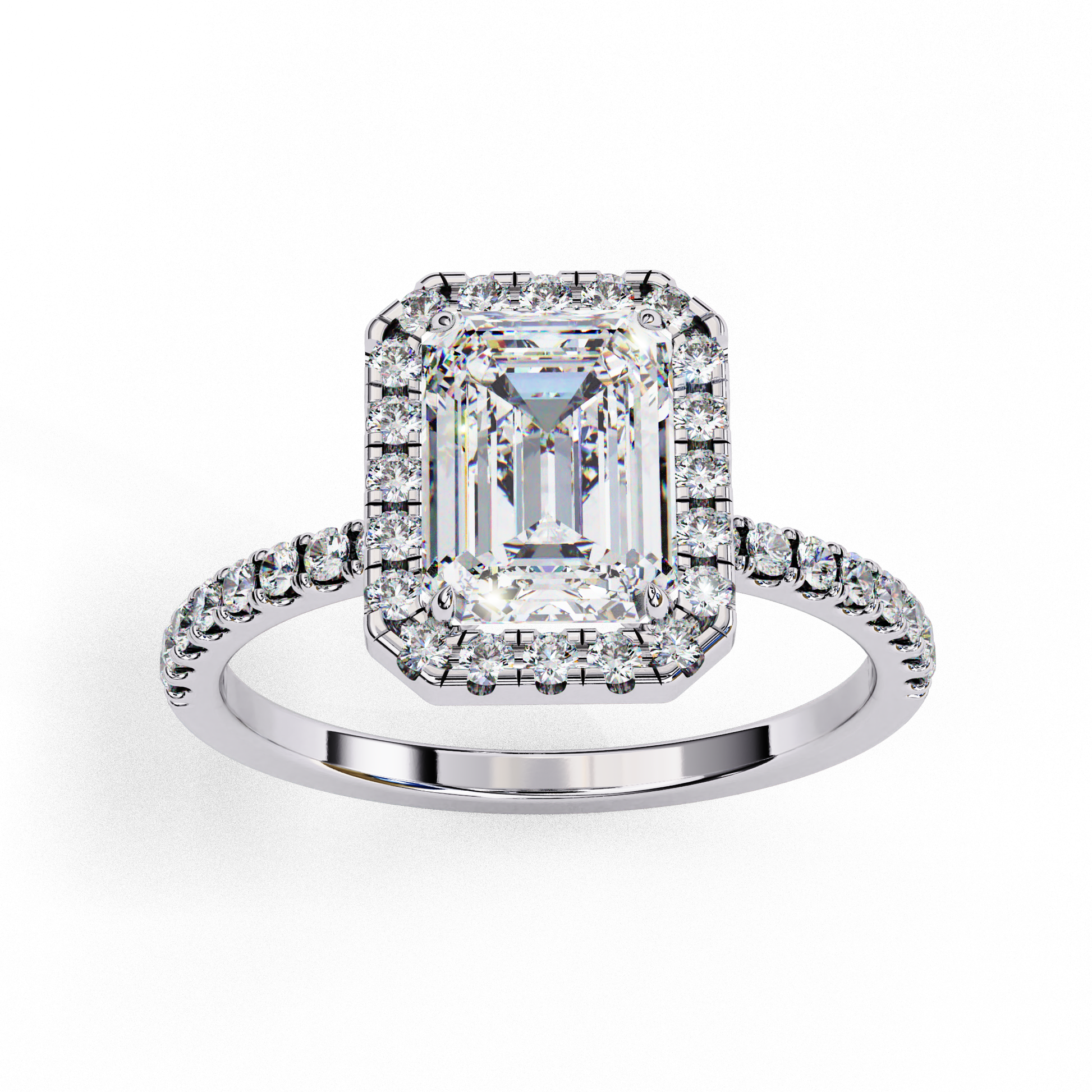 14K White Gold
