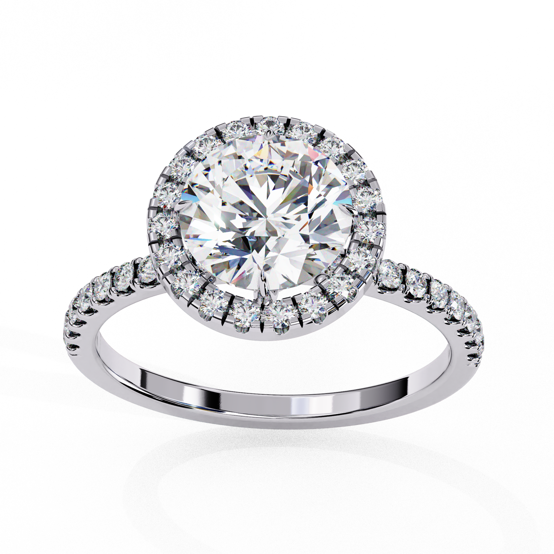 14K White Gold