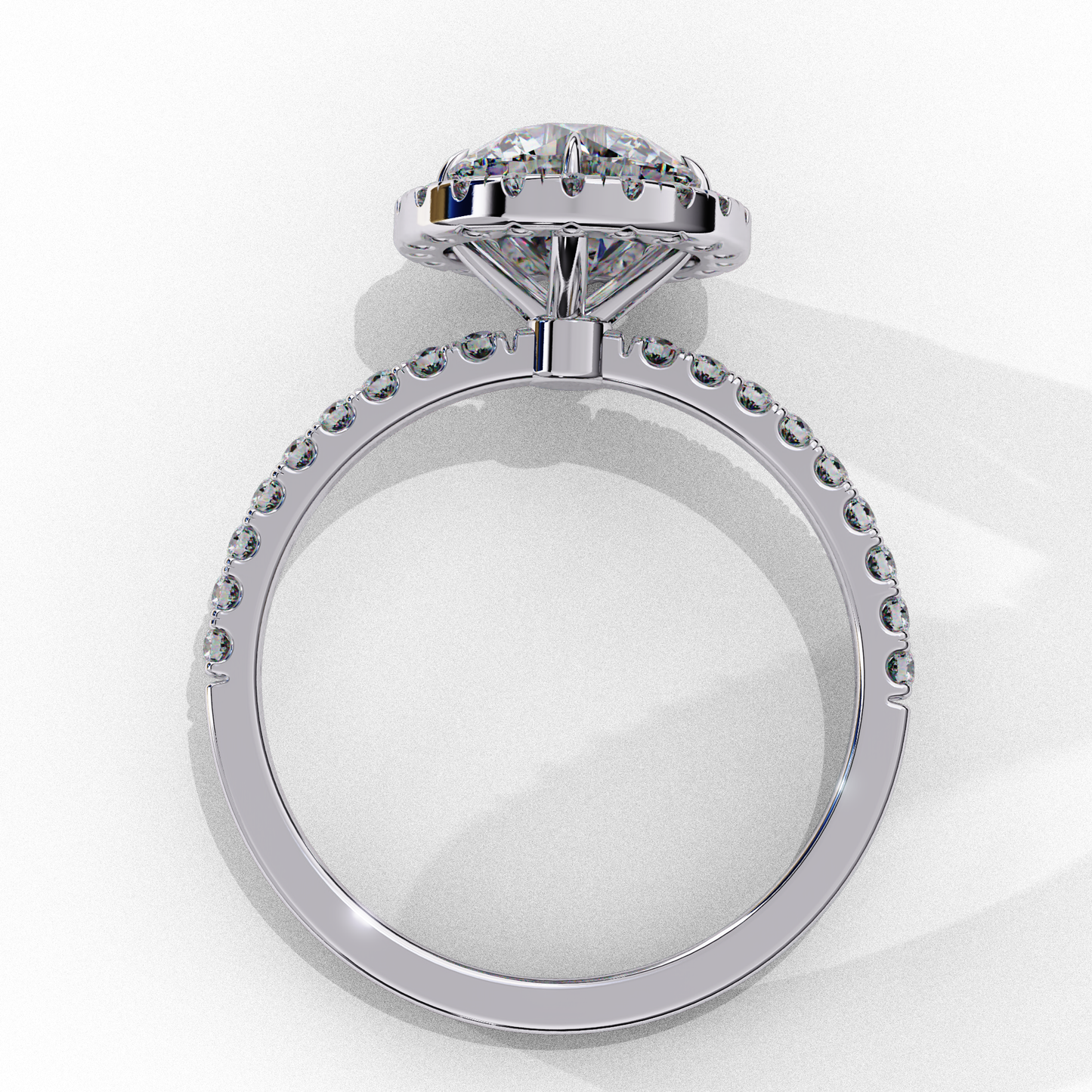 14K White Gold