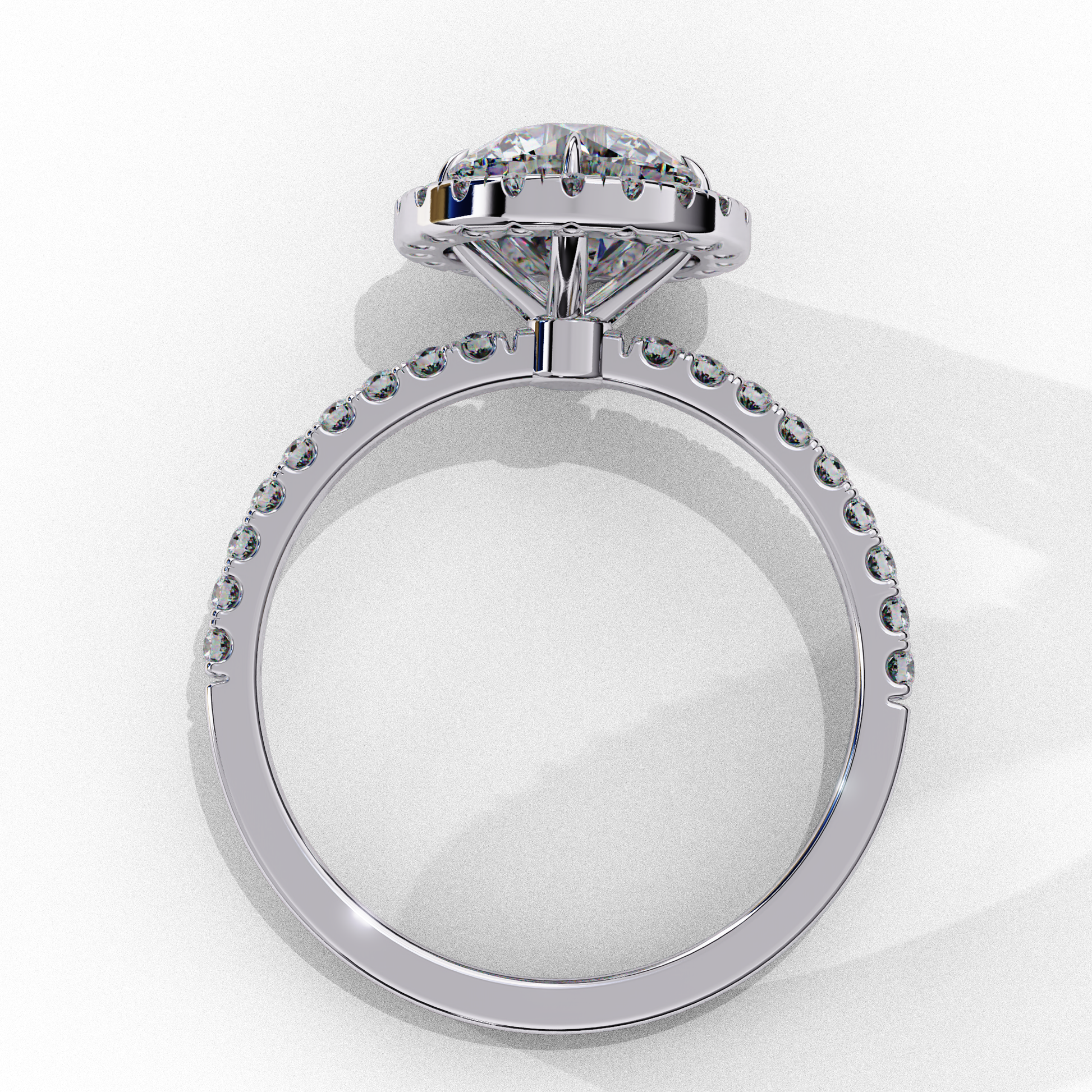 14K White Gold