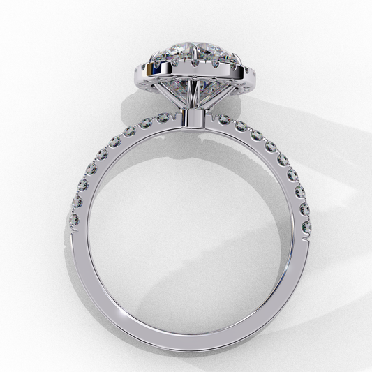 14K White Gold