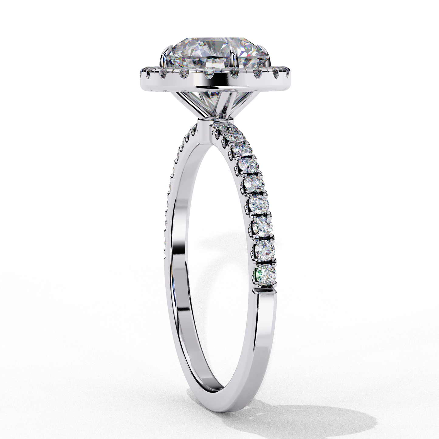 14K White Gold