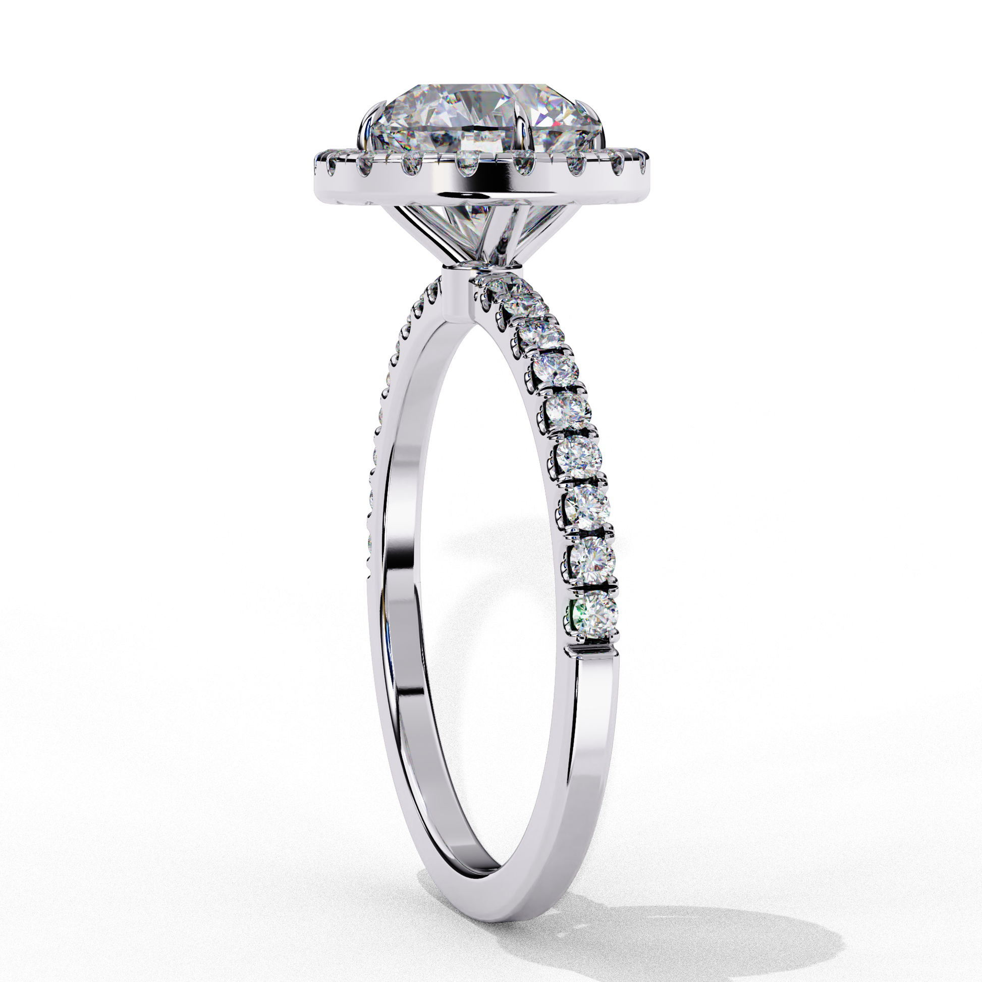 14K White Gold