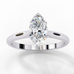 14K White Gold