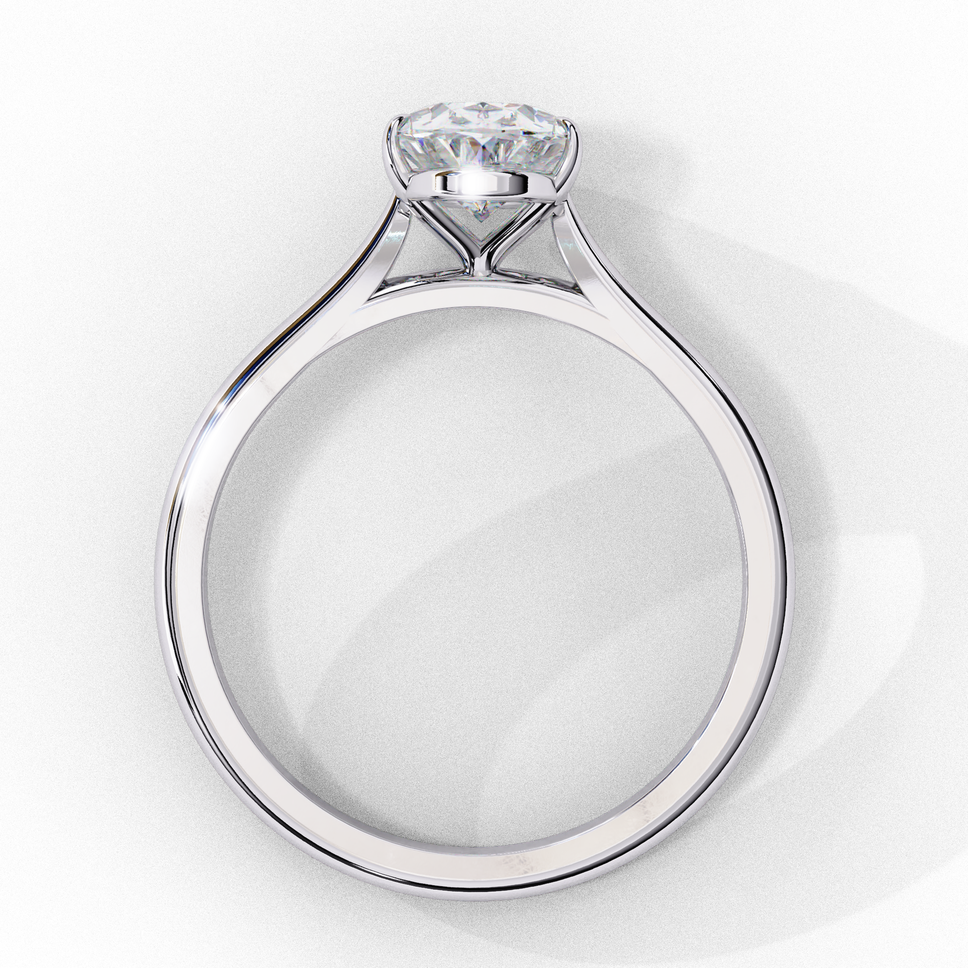 14K White Gold